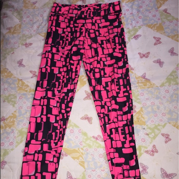 Pink/black leggings - Picture 2 of 2